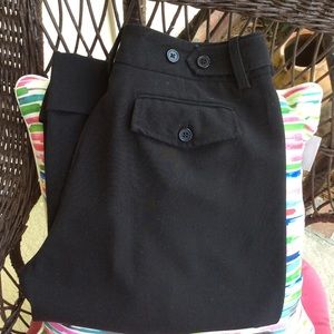 Black wide leg pants